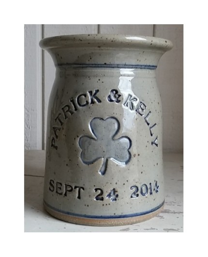 Wedding Gift or Anniversary Gift - Personalized with Shamrock